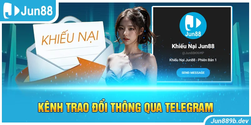 Kênh trao đổi thông qua telegram